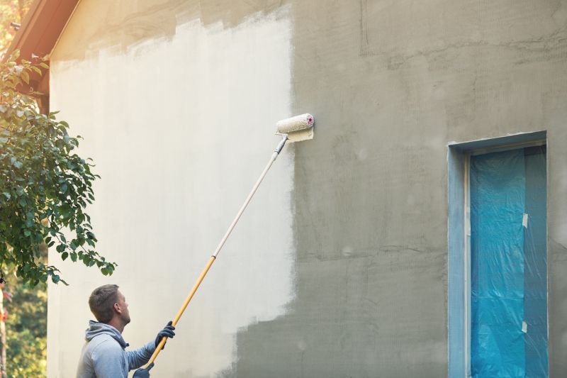 Exterior Wall Painting Process